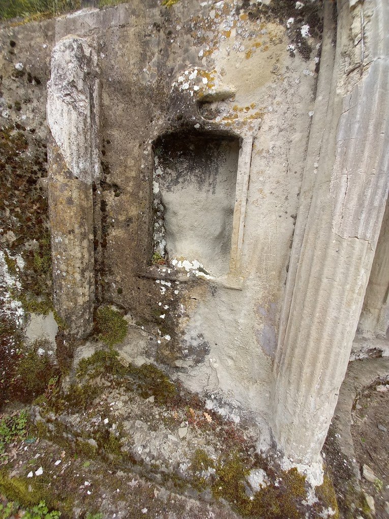 Entrance to the Illyrian tomb chamber at Selca e Poshtme