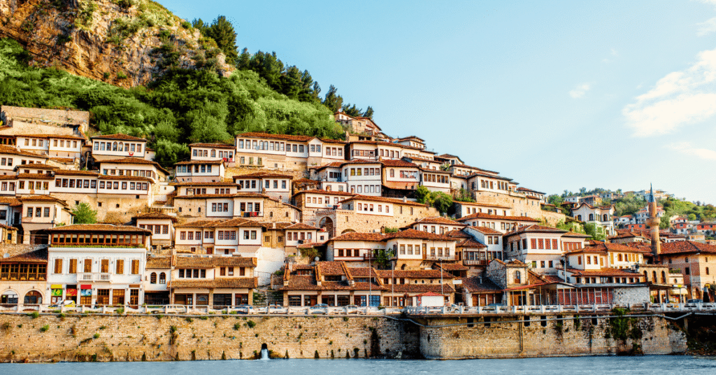 Berat Albania city of a thousand windows