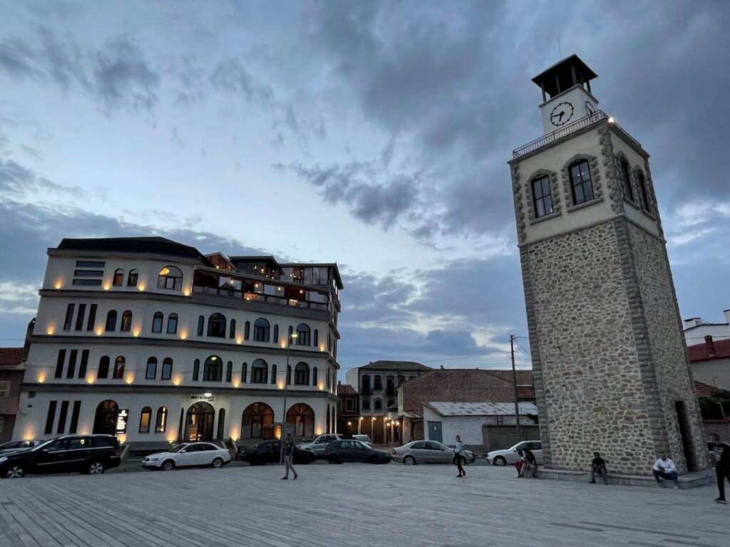 Korce clock tower albania