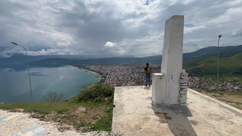 Pogredec castle historic site albania Korce tourist attraction